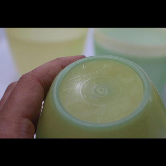 Lot of tupperware refrigerator bowls servalier 14oz 148-11 148-5 no lid Camping - Picture 8 of 12